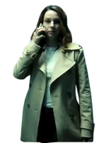 Kayla Craig Cross Beige Trench Coat - Image 2
